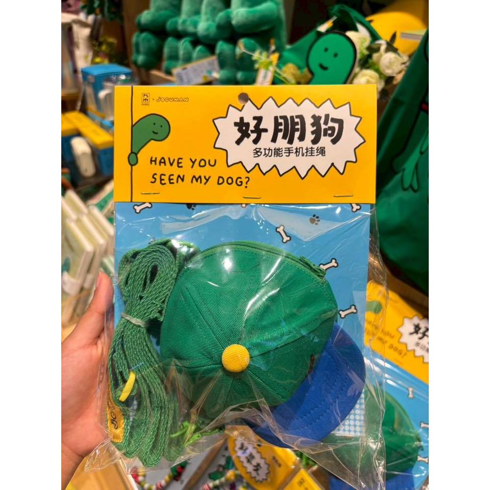 Joguman โจกูมัน / ไดโนเสาร์เขียว เกาหลี กระเป๋าสะพาย กระเป๋าจริงๆนะ แต่เป็นทรงหมวก มีซิป สายปรับได้ 