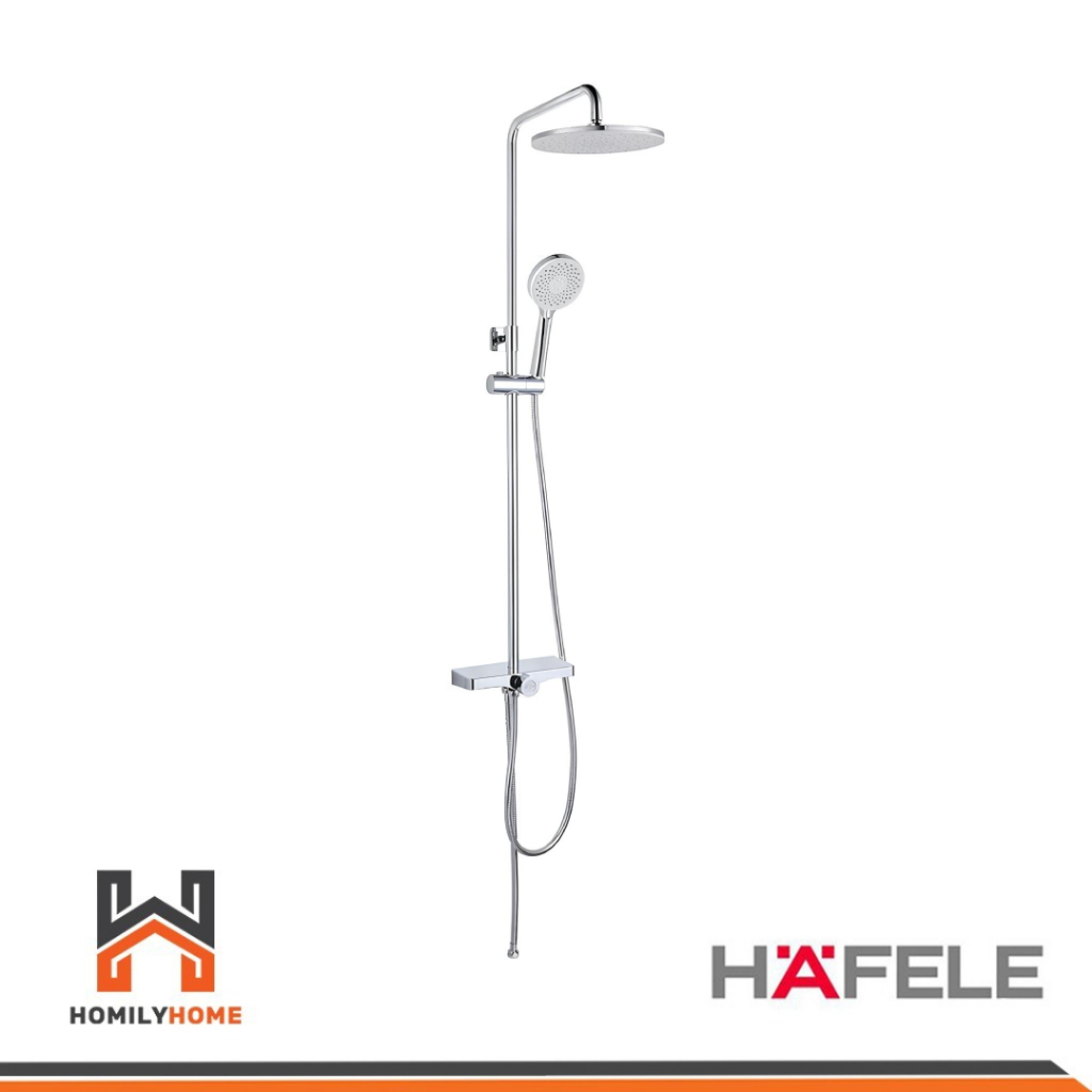 HAFELE ชุดฝักบัวเรนชาวเวอร์ RAIN SHOWER รุ่น 495.60.087 สีโครม ชุดฝักบัว ฝักบัว