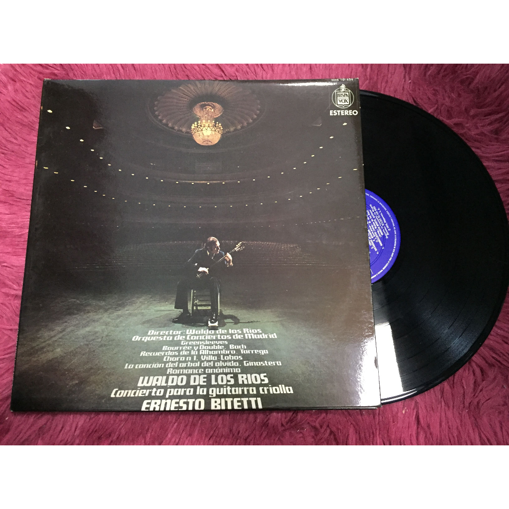 Waldo De Los Rios Concierto ขนาด 12 นิ้ว LP A148