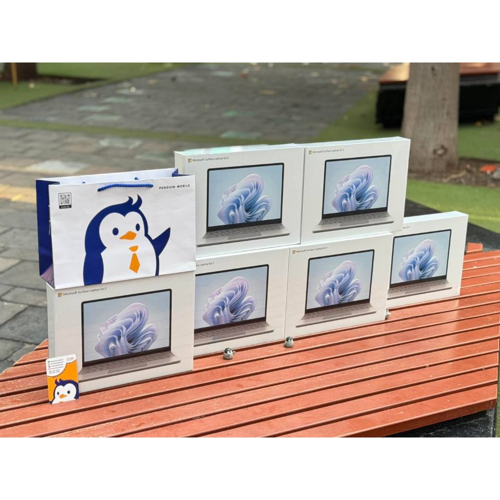 Microsoft Surface Laptop Go 3 (256GB) I5-1235U สี Platinum ศูนย์ไทย ของใหม่มือ 1 ซีลแท้ 100% สินค้าเ