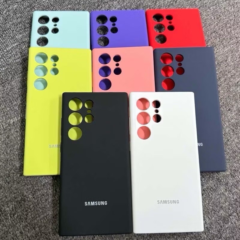 ส่งจากไทย เคสโทรศัพท์มือถือ ชิลิโคนนิ่ม นุ่มสีพื้นfor Samsung Galaxy A36 S24Ultra A35 A15 A05s A55 S25ultra