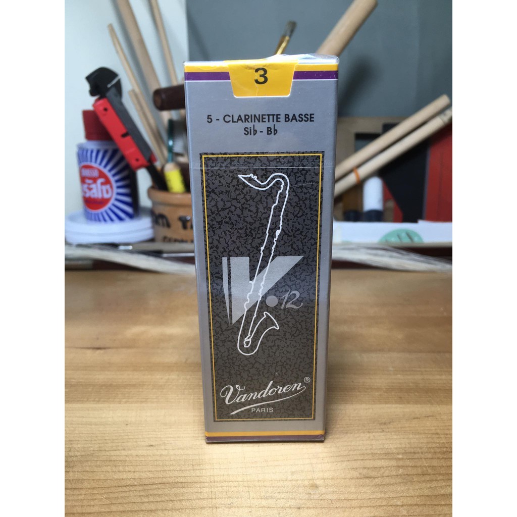 ลิ้น Bass Clarinet Vandoren V12 ลิ้นคลาริเน็ตเบสคุณภาพสูง แยกชิ้น
