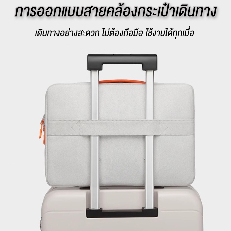 กระเป๋าแล็ปท็อป  laptop bag notebook 15นิ้ว case ซองโน๊ตบุ๊ค กันน้ำ กันกระแทก กันรอยขีดข่วน