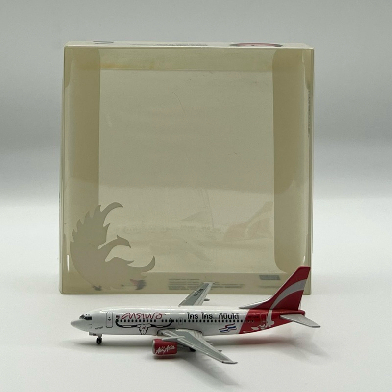 โมเดลเครื่องบิน Thai Air Asia แอร์เอเชีย Boeing 737-300 9M-AAN คาราบาว 1:400 [พร้อมส่ง]