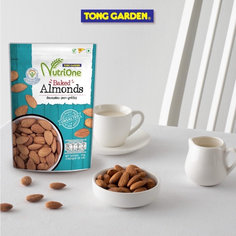 TONG GARDEN NutriOne Baked Almonds (UNSALTED )อัลมอนด์อบธรรมชาติ