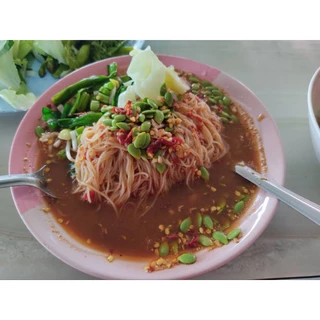 ขนมจีนอบแห้งเรณูนคร 10 ห่อ แถม 2 เส้นเล็กเหนียวนุ่ม 50g.