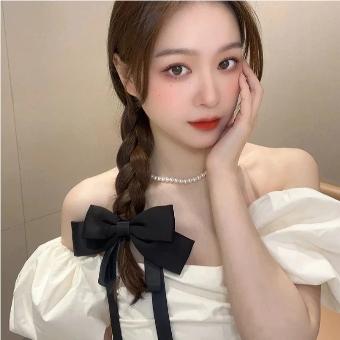 กิ๊บติดผมผ้าซาตินประดับโบว์ริบบิ้นสไตล์วินเทจ thumbnail 4