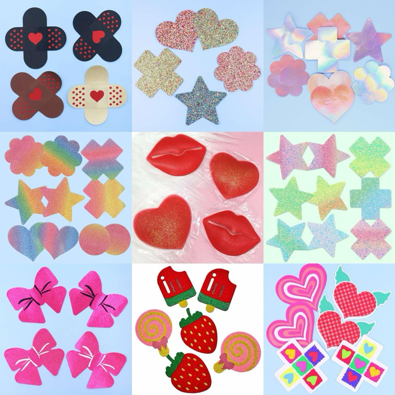 ซิลิโคลน ปิดจุก กันโป๊ ปิดหัวนม แผนแปะจุก RT FF005 🚚ส่งไวจากไทย1-3วัน ชุดนอนไม่ได้นอน ฮาโลวีน ปีใหม่ Halloween