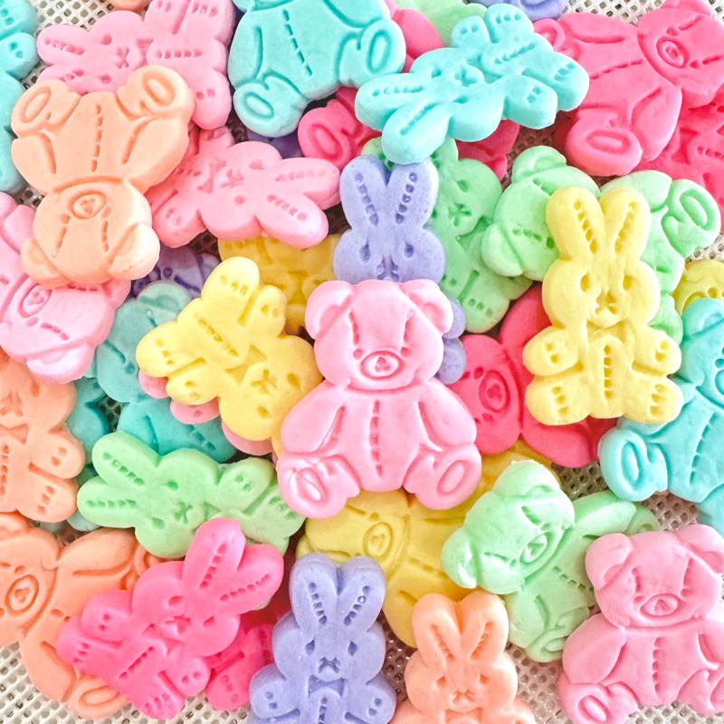 Madame Sugar: น้ำตาลกัมเพส “หมี / กระต่าย” 4cm. 🧸 🐰