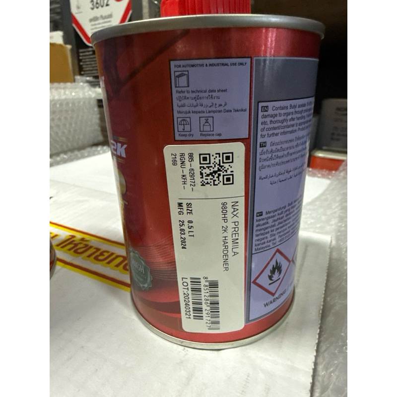 แล็คเกอร์พรีเมล่า 9800 2-1+น้ำยา1ขวด เงากว่า9600 ขัดยาได้ใน40นาทีแห้งเร็ว ขนาด1.5ลิตรรวมน้ำยา - รูปที่ 3