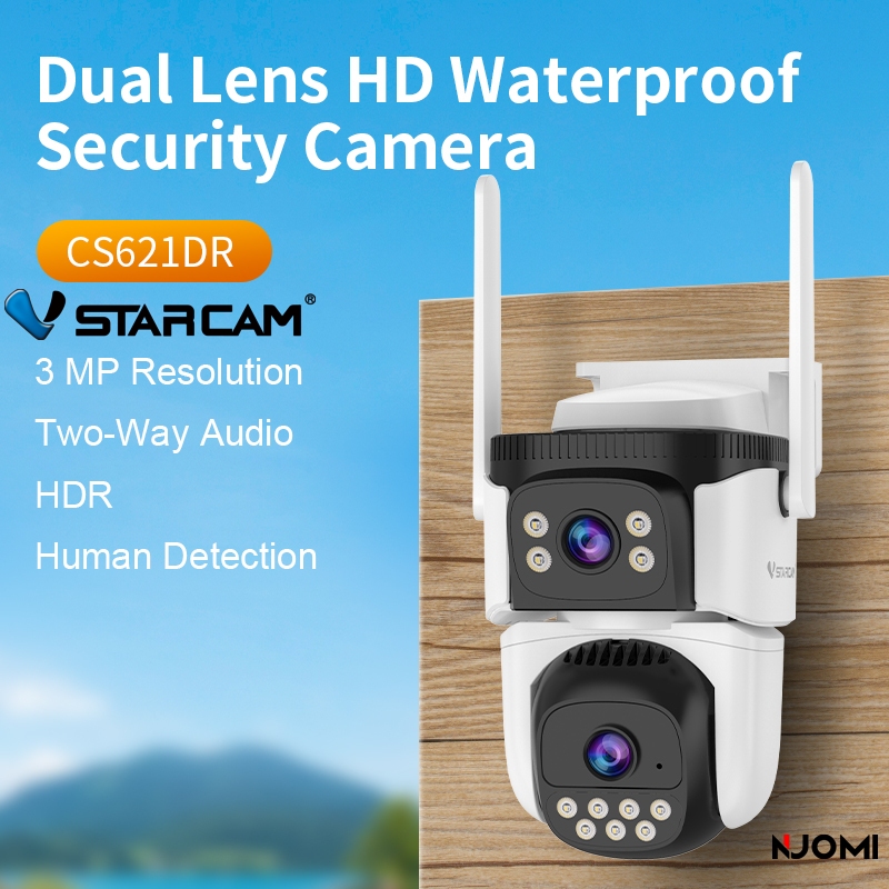 VSTARCAM CS621DR WiFi / CG621DR 4G SIM SHD 1296p 3MP Ai + ตรวจจับการเคลื่อนไหว กล้องวงจรปิดไร้สาย