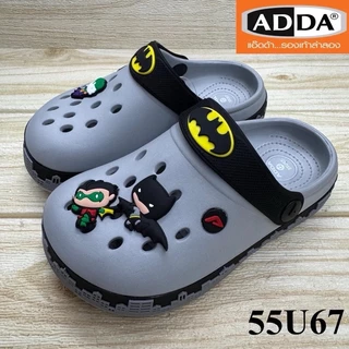 รองเท้าหัวโตเด็ก ลายแบทแมน adda รุ่น 5TD43 / 55U67 ไซส์ 11-3