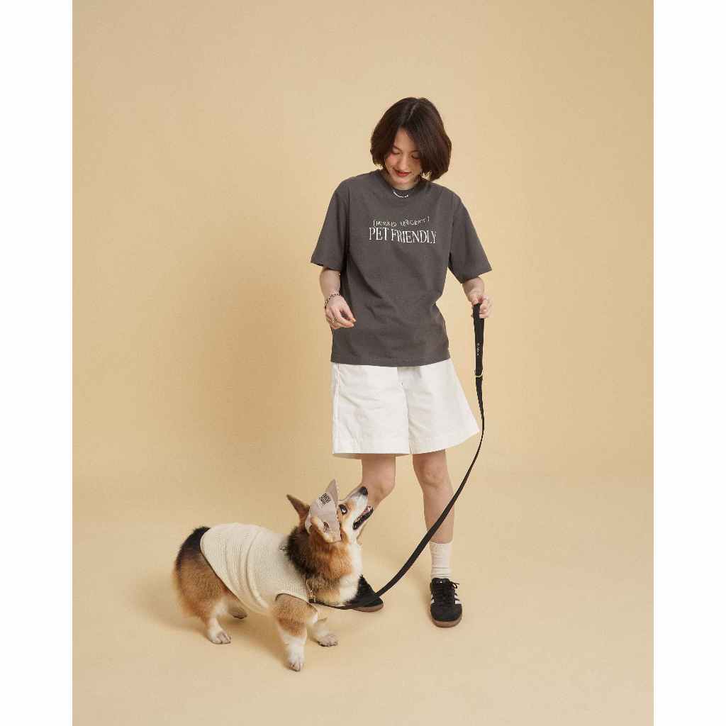Midnight Layer - Pet Friendly Collection - เสื้อยืด HUMAN TEE (CHARCOAL)