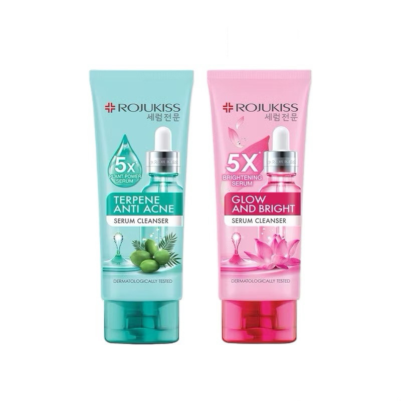 โรจูคิส เซรั่ม คลีนเซอร์  โฟมล้างหน้า Rojukiss Serum Cleanser 100 ml.