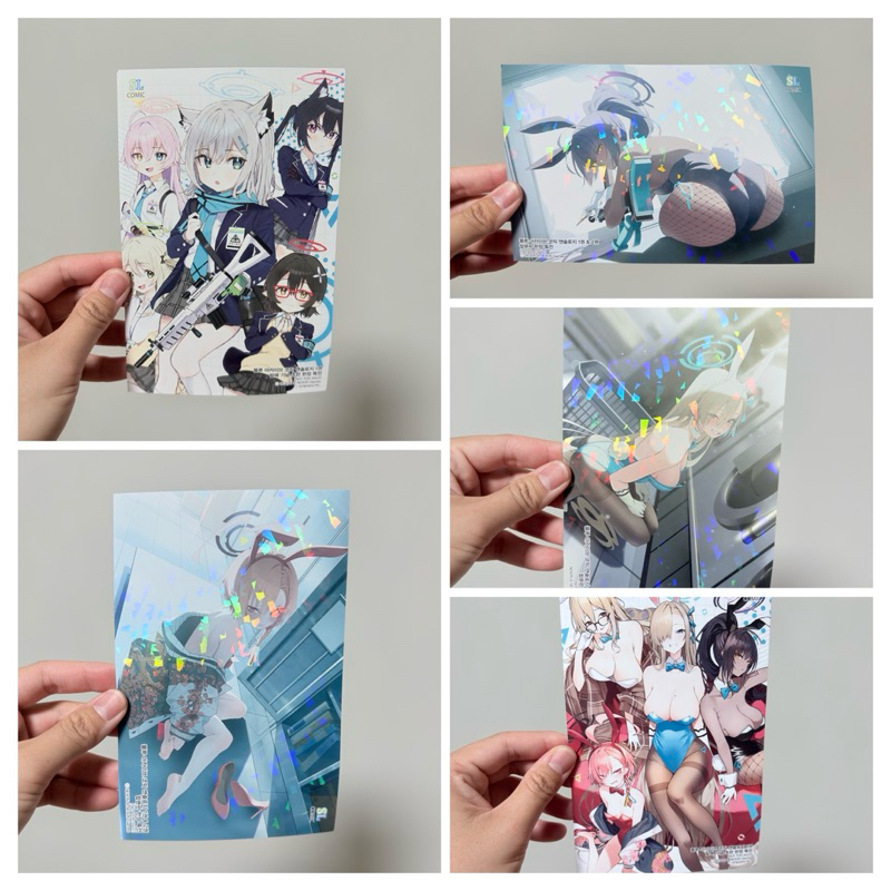 (งานแท้ สินค้ามือสองจากญี่ปุ่น) ภาพ โปสการ์ด กู๊ดเมะ อนิเมะ บลูอาร์ไคฟ์ Blue Archive - Nexon