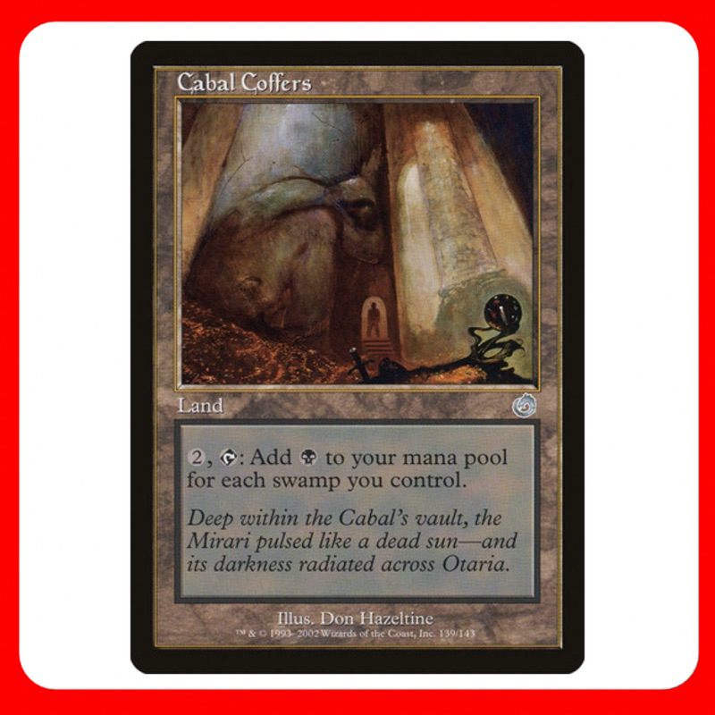 [MTG] Cabal Coffers [TOR] [LAND] [UNCOM] [NORMAL] [ENG] (การ์ดเมจิค / Magic the Gathering) [EDH]