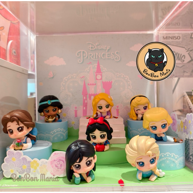 [แบบแยก-เลือกตัวได้]Miniso Disney Princess Afternoon Break series blind box set
