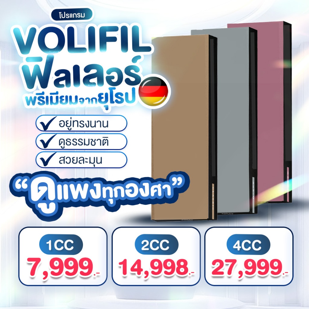 [E-voucher] ฟีลเลอร์มาตรฐานยุโรป VOLIFIL Alyn clinic อลินคลินิค