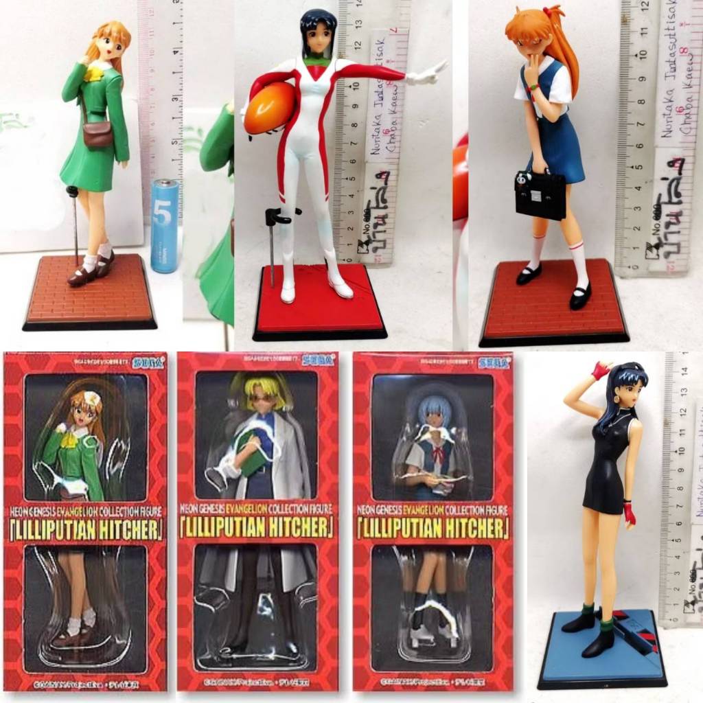 (แท้/มือ2)⭐Evangelion MADMAX❤️Asuka Langley❤️Green One-piece Dress,MISATO❤️GAINAX PROJECT💙Figure