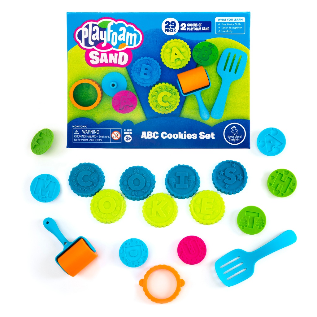 [อายุ3 ขวบ+] PLAYFOAM® SAND ABC COOKIES SET [Educational Insights]