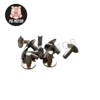 น็อตบังลม น็อตชุดสี 6X15 เบอร์ 10 ยาว 15 มิล WAVE/SONIC/WAVE…