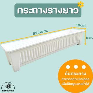กระถางราง กระถางต้นไม้ กระถางรางสั้น กระถางรางยาว