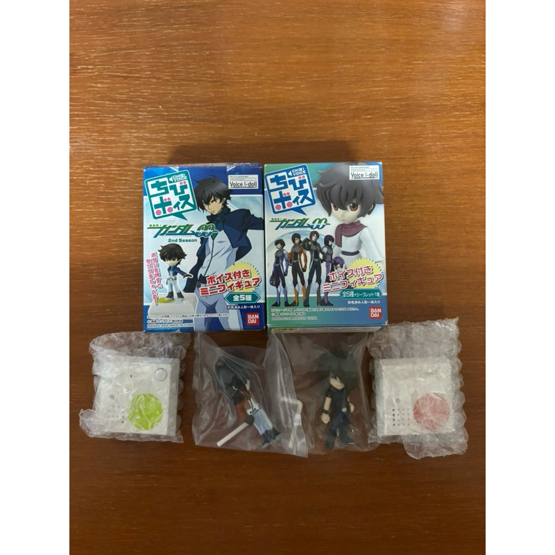 bandai Chibi Voice - ALLELUJAH HAPTISM ชุดนักบิน+ไปรเวท ขายคู่ gundam oo