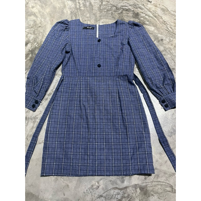 เดรสทำงานแขนยาวป้าย AP Style l