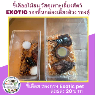 ขี้เลื่อยไม้สน วัสดุเพาะเลี้ยงสัตว์ exotıc เลี้ยงด้วง รองตู้
