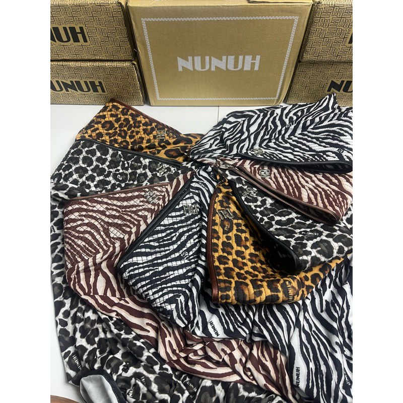 NUNUH SAFARI ผ้าคลุมผมฮีญาบมุสลิมแบบสวมสำเร็จ