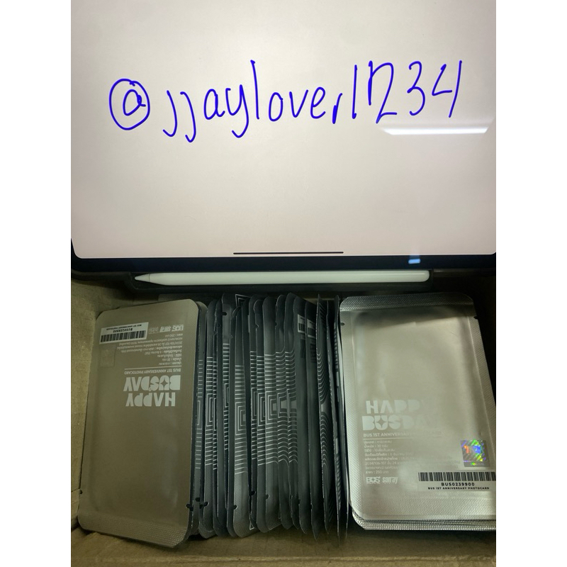 การ์ด(ไม่แกะ) BUS 1ST YEAR ANNIVERSARY PHOTOCARD ลุ้นเลนติ