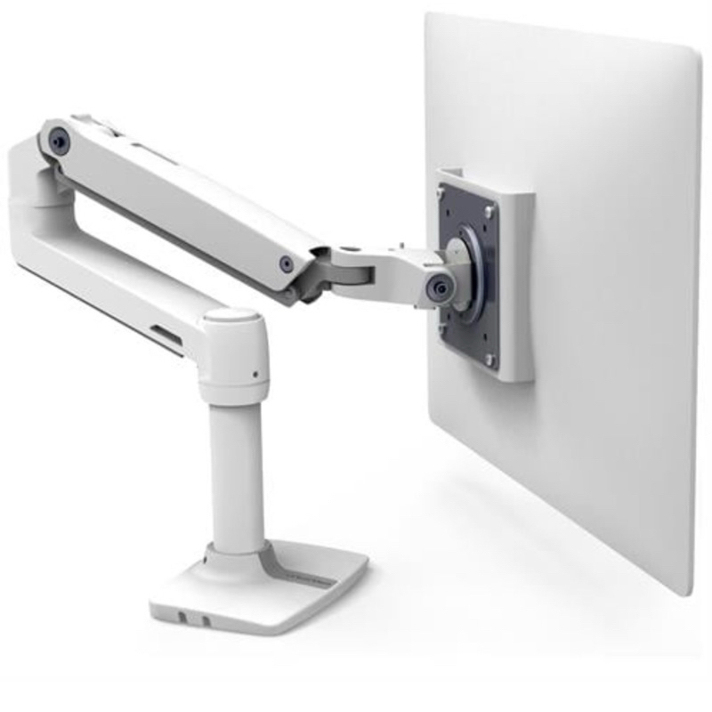 Ergotron แขนติดตั้งจอภาพ LX สำหรับโต๊ะแบบพับเก็บได้ (สีขาว) - PN: 45-490-216 - Desk Monitor Arm(Whit