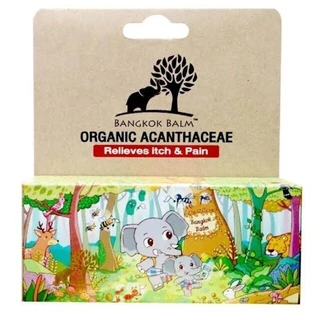 Bangkok Balm Organic Acanthaceae 25g/45g/70g เจลครีมผสมเสลดพังพอนตัวเมียตราบางกอกบาล์มขนาดบรรจุ 25g/45g/70g