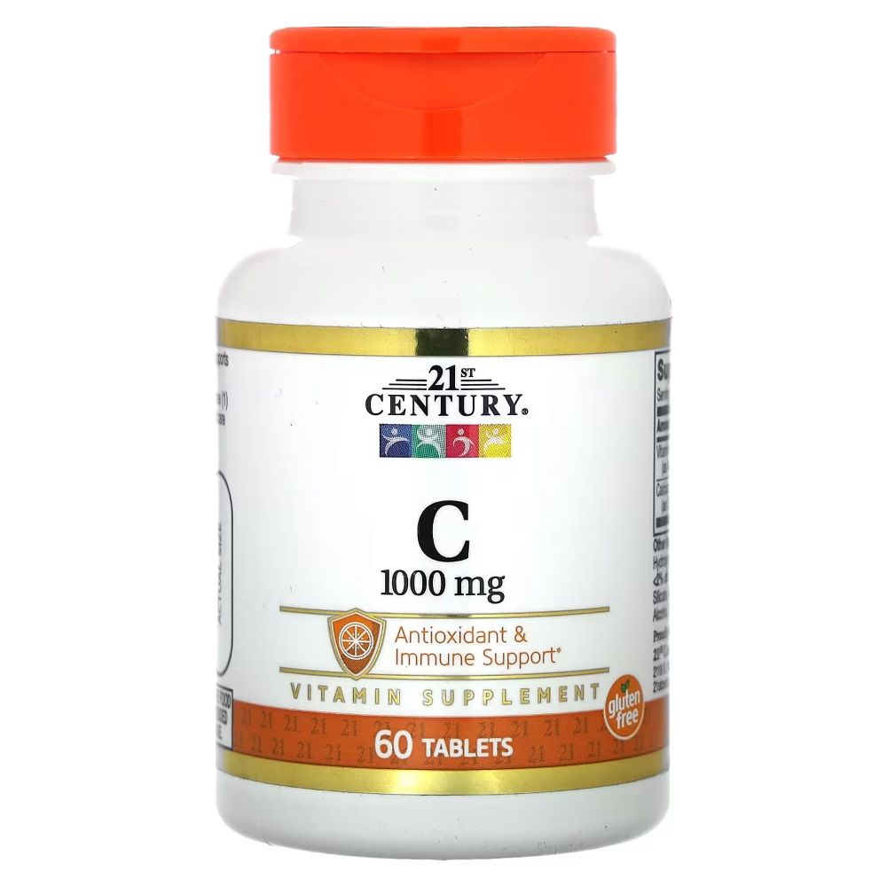 Vitamin C 1000 mg (60 เม็ด) 21st Century