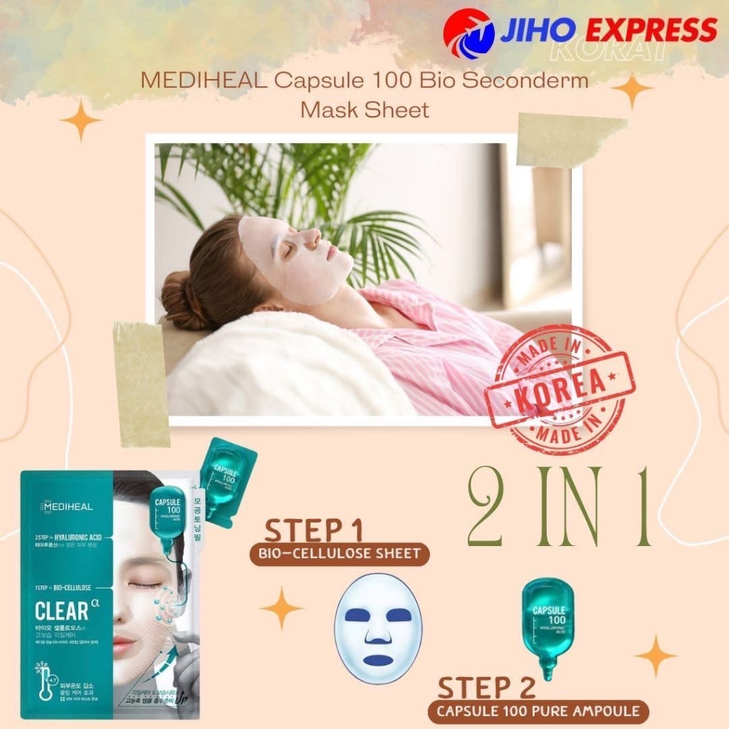 มาร์กหน้า mediheal(เมดิฮีล)  mark sheet