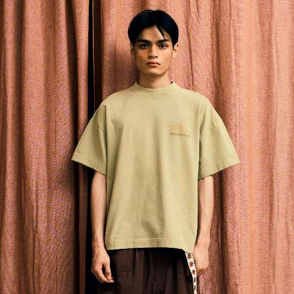 INTERFVCE AWO OVERSIZED T-SHIRT  OLIVE