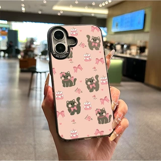 เคสน่ารักการ์ตูนแมวน้อยสีชมพู เคสVIVO Y20 Y20s Y12s Y12A Y15s Y15A Y01 Y21 Y21T T1X Y33S Y33T Y17s Y28 Y16 Y02s Y56 Y27s