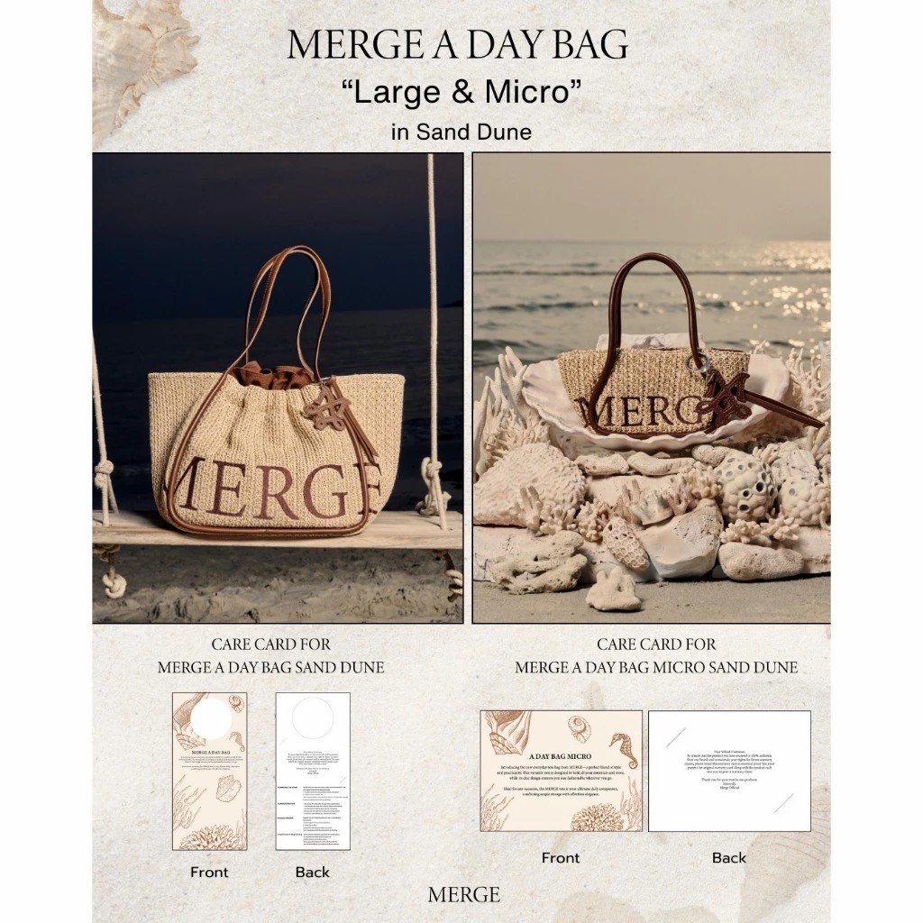 Merge A Day Bag from Dune กระเป๋าถือ สะพายข้าง （ของแท้ 100 %）