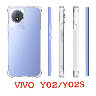🔥เคสใส🔥ใช้สำหรับ Vivo Y02 Y02A Y02T พร้อมส่ง กันกระแท For วีโว่