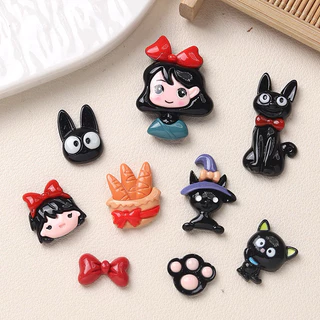 ส่งจากไทย 🐈‍⬛ ตัวติดรองเท้าแม่มดน้อย เซต 9 ชิ้น (n.51)