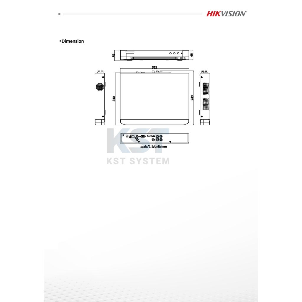 iDS-7204HUHI-M1/XT Hikvision Turbo Acusense DVR 4ช่อง 1SATA ราคา ถูกที่สุด ดีลบีเคเค แกลเลอรีภาพที่ 8