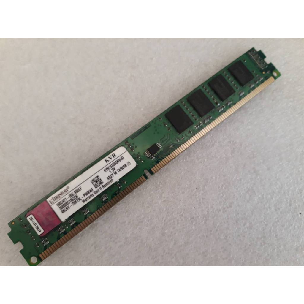 Ram Kingston ddr3 bus1333/4G แบบ 16 ชิป KVR1333D3N9/4G สำหรับ PC
