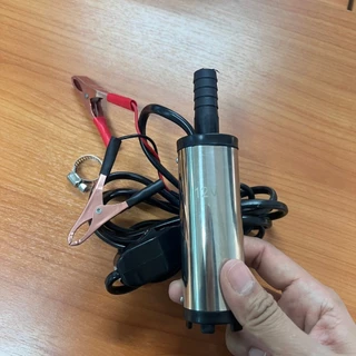 ปั๊มจุ่มไฟฟ้า 12V DC แบบพกพาสำหรับสูบน้ำมันดีเซลปั๊มถ่ายเทน้ำปั้มน้ํา 12v ปั้มน้ำมันไฟฟ้า ปั้มน้ำ