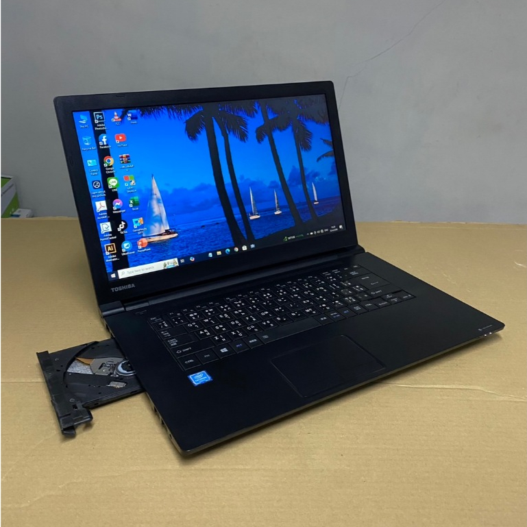 โน๊ตบุ๊คมือสอง Notebook TOSHIBA B65/M Celeron 3865U(RAM:4-8GB/SSD:128GB) ขนาด 15.6นิ้ว