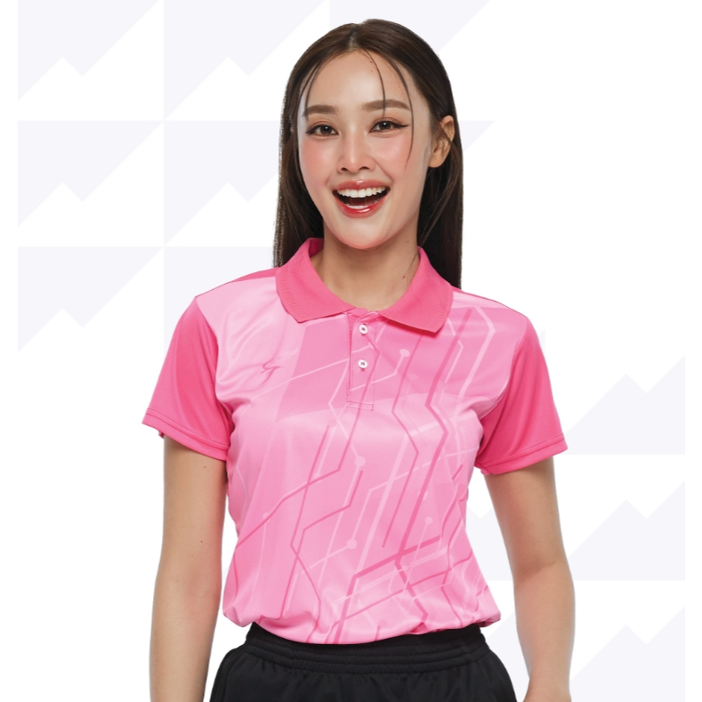 เสื้อโปโลผู้หญิง SPORT DAY รุ่น SA-303หญิง ทรงเข้ารูปพอดีตัว ใส่สบายไม่อึดอัด มาพร้อมกับดีไซน์ทันสมัย