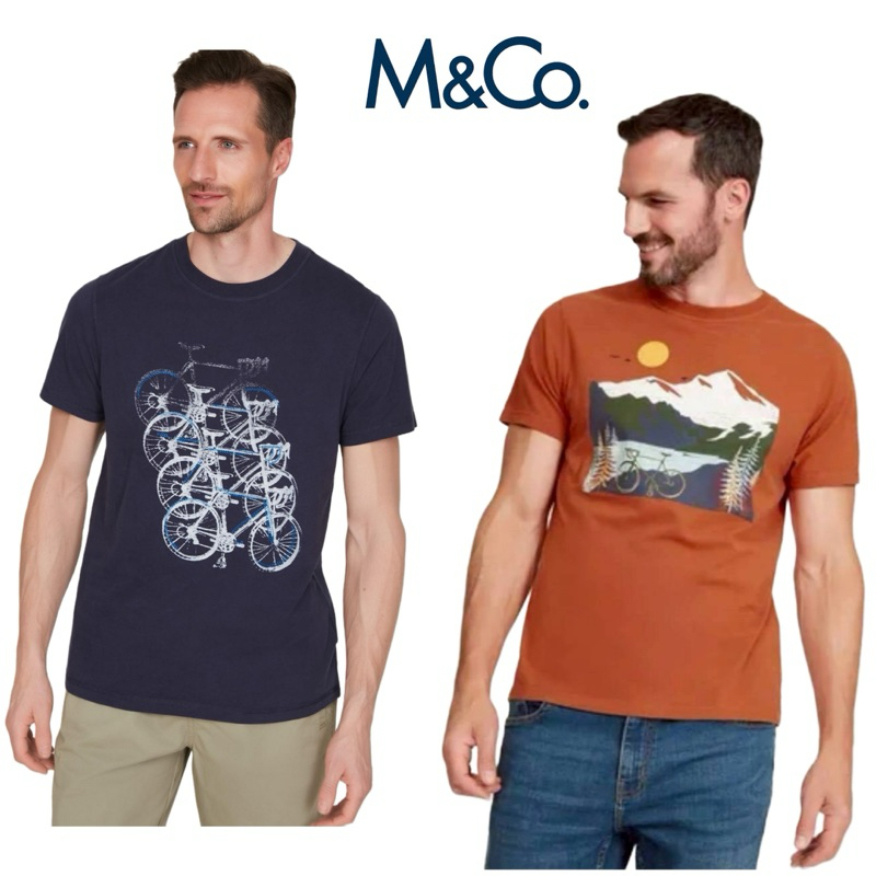 เสื้อยืด M&Co Graphic Cotton T-Shirt