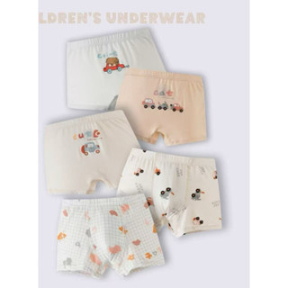 เซ็ตกางเกงในผ้าเด้งสำหรับเด็กผู้ชาย 5 ตัวB561