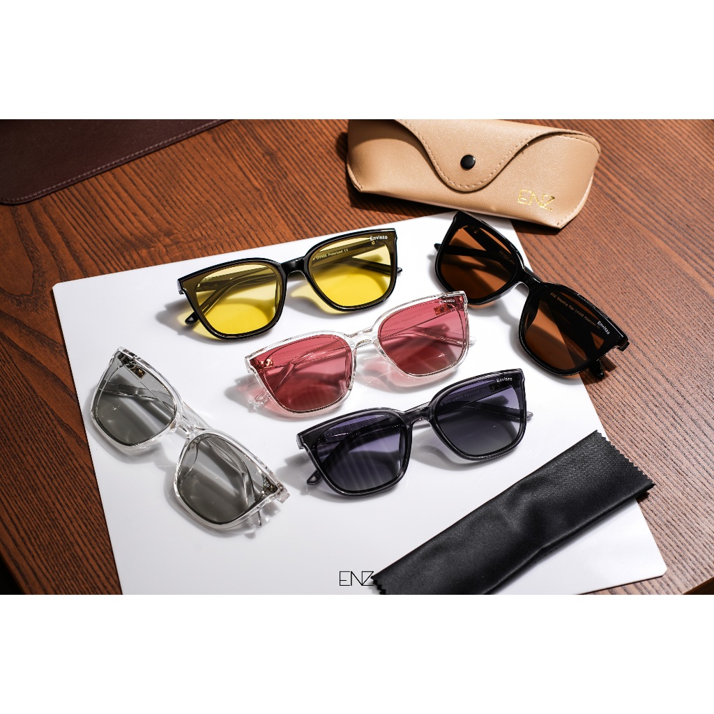 ENVISZO ES1022 Shooting Star แว่นกันแดด Polarized ตัดแสงสะท้อน กันUV100% พร้อมกล่องและผ้า