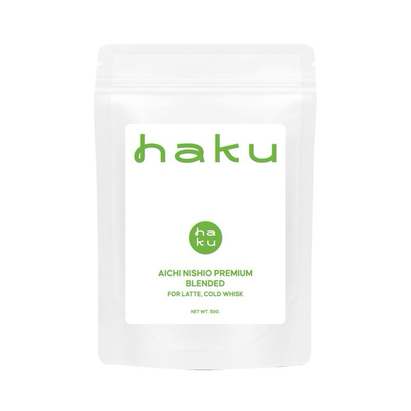 🍃✨HAKU MATCHA NISCHIO FOR LATTE COLD WHISK  (PREMIUM GRADE)30G.