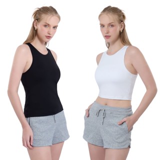 CHERILON Sport Crop Top + Long Tank Top Bra เชอรีล่อน บรา เส…